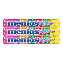 Kit 3 Balas Mentos Novo Rainbow 37,5g Kit 3 Balas Mentos Novo Rainbow 37,5g