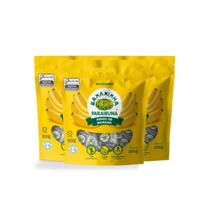 Kit 3 Balas Pingo de Banana 200g Bananinha Paraibuna Kit 3 Balas Pingo de Banana 200g Bananinha Paraibuna