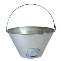 Kit 3 Balde Metal Chapa Galvanizada com Pegador 8l - Volpato