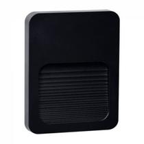 Kit 3 Balizador Fit 2W 3000K Bivolt IP65 Preto em ABS Kit 3 Balizador Fit 2W 3000K Bivolt IP65 Preto em ABS