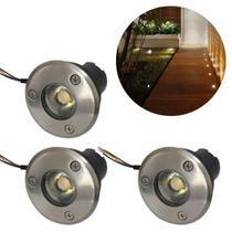 Kit 3 Balizadores Led Cob 3W Bivolt Spot Embutir Trilhas Pis Kit 3 Balizadores Led Cob 3W Bivolt Spot Embutir Trilhas Pis