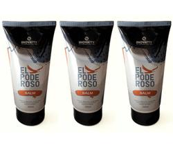 Kit 3 Balm Hidratante Para Barba E Rosto El Poderoso 100ml Inovatty Cosmetica