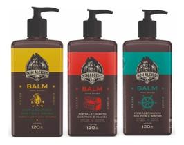Kit 3 Balms - Calico Jack + Barba Negra + Coffee Don Alcides Kit 3 Balms - Calico Jack + Barba Negra + Coffee Don Alcides