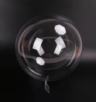 kit 3 Balõs de Silicone BUBBLE Cristal 18" 45cm decoração