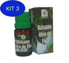 Kit 3 Bálsamo Da Amazônia Óleo Da Vida Atlântida Network - 10Ml