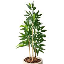 Kit 3 Bambu Artificial Planta Folhas Folhagem Decoração Casa Kit 3 Bambu Artificial Planta Folhas Folhagem Decoração Casa