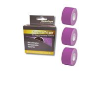 Kit 3 Bandagem Funcional Elástica Derma Tape Bioland Roxo