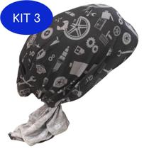 Kit 3 Bandana Mechanik Nautika Microfibra FPS 50+ Pesca Ciclismo