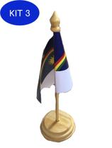 Kit 3 Bandeira De Mesa Do Estado De Pernambuco