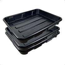 Kit 3 Bandeja Plástica Coletora Oleo Fluidos Capac 100l