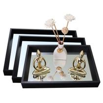Kit 3 Bandejas Espelhada para Organizar Maquiagens Joias Perfumes Quarto Lavabo Banheiro Kit 3 Bandejas Espelhada para Organizar Maquiagens Joias Perfumes Quarto Lavabo Banheiro