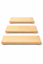 Kit 3 Bandejas Madeira Pinus Vernizada Doces Petiscos Decoração Festas Elegante Prático Kit 3 Bandejas Madeira Pinus Vernizada Doces Petiscos Decoração Festas Elegante Prático