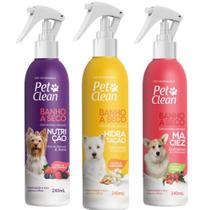 kit 3 Banho a Seco Pet Clean 240ml cada