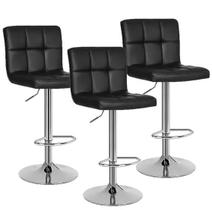 Kit 3 Banqueta Gomos Preto Estilo Moderno, Conforto e Versatilidade para Seu Ambiente Kit 3 Banqueta Gomos Preto Estilo Moderno, Conforto e Versatilidade para Seu Ambiente