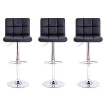 Kit 3 Banquetas Gomos Cozinha Bar Regulagem Altura Bancada Preta Kit 3 Banquetas Gomos Cozinha Bar Regulagem Altura Bancada Preta