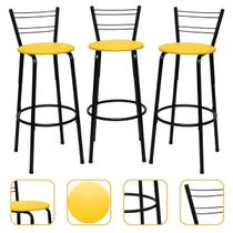 Kit 3 Banquetas Itagold Florida Top Alta Cozinha Americana Balcão Itagold Kit 3 Banquetas Itagold Florida Top Alta Cozinha Americana Balcão Itagold