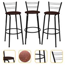 Kit 3 Banquetas Itagold Florida Top Alta Cozinha Americana Balcão Itagold Kit 3 Banquetas Itagold Florida Top Alta Cozinha Americana Balcão Itagold