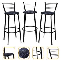 Kit 3 Banquetas Itagold Florida Top Alta Cozinha Americana Balcão Itagold Kit 3 Banquetas Itagold Florida Top Alta Cozinha Americana Balcão Itagold