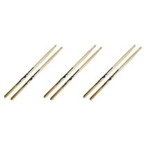 Kit 3 Baqueta 5B Pro Fire Ponta Madeira Par By Spanking