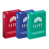 Kit 3 Baralhos Elite Deck 165 Cartas - Naipe Grande - Copag 33062