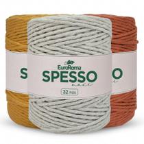 Kit 3 Barbante Spesso Maxi N32 4/32 191m 1kg a Sua Escolha Euroroma Kit 3 Barbante Spesso Maxi N32 4/32 191m 1kg a Sua Escolha Euroroma