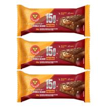 Kit 3 Barra 15G Proteina Cappuccino Caramelo Salgado 50G Kit 3 Barra 15G Proteina Cappuccino Caramelo Salgado 50G