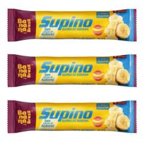 Kit 3 Barra Banana Zero Chocolate Branco 24G Banana Brasil Kit 3 Barra Banana Zero Chocolate Branco 24G Banana Brasil