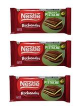 Kit 3 Barra Chocolate Recheados Pistache Nestlé