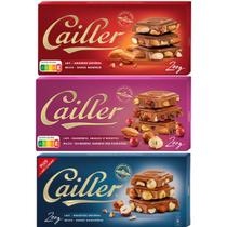Kit 3 Barra Chocolate Suíço Aoleite Sortidos Cailler 200 Gr