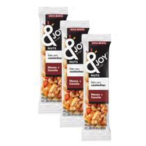 Kit 3 Barra de Cereais &Joy Mixed Nuts Nozes e Canela Caixa com 2 Unidades de 30g cada