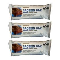 Kit 3 barra de proteina com 20g proteina chocolate e avela 60g dux