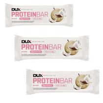 Kit 3 Barra de Proteína Dux Proteinbar Beijinho 20g de Proteína com 60g
