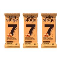 Kit 3 Barra Proteica Caramelo e Coco Winstage S/ Açúcar 162g Kit 3 Barra Proteica Caramelo e Coco Winstage S/ Açúcar 162g