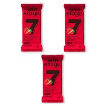 Kit 3 Barra Proteicas Morango S Açúcar Glúten Winstage 162g Kit 3 Barra Proteicas Morango S Açúcar Glúten Winstage 162g