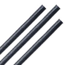 Kit 3 barra roscada unc zincada 3/16x1m