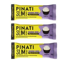 Kit 3 Barra Slim Whey Protein 10 G Beijinho Pinati