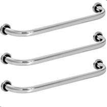 Kit 3 Barras De Apoio Para Banheiro 2 De 40cm E 1 De 60cm Kit 3 Barras De Apoio Para Banheiro 2 De 40cm E 1 De 60cm