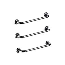 Kit 3 Barras De Apoio Para Banheiro De 40Cm Idosos E Pne Kit 3 Barras De Apoio Para Banheiro De 40Cm Idosos E Pne