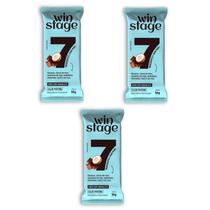 Kit 3 Barras Proteicas de Chocolate com Coco Winstage 162g Kit 3 Barras Proteicas de Chocolate com Coco Winstage 162g