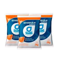 Kit 3 Barrilha Leve Elevador De Ph Mais Suall Para Piscinas Kit 3 Barrilha Leve Elevador De Ph Mais Suall Para Piscinas