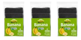 Kit 3 barrinha de banana sem adição de açúcar orgânica alimentar 150 g