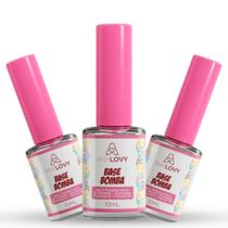 Kit 3 Base Bomba 10ml Anylovy Fortalecedor De Unhas