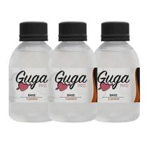 Kit 3 Base de Unha com D-pantenol Esmalte Pro 100ml Guga Kit 3 Base de Unha com D-pantenol Esmalte Pro 100ml Guga