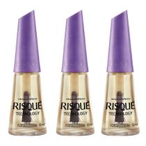 Kit 3 Base Fortalecedora Risqué Care 8ml