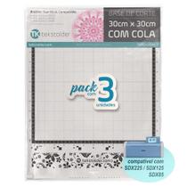 Kit 3 Bases De Corte 30X30 Brother Scanncut Sdx - Com Cola