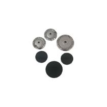 Kit 3 Bases Queimador+Espalhador Fogão Cooktop Compatível Britânia BCT4P 4B- 9,0cm e 7,cm