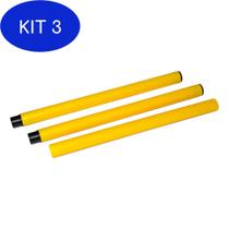 Kit 3 Bastão De Treinamento Em Pvc Com 91Cm