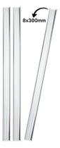 Kit 3 Bastões Agitadores 8x300mm Vidro Maciço Ponta Lapidada Kit 3 Bastões Agitadores 8x300mm Vidro Maciço Ponta Lapidada