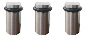 Kit 3 Batedor Amortecedor De Porta Inox Padrão Hotel 5cm Kit 3 Batedor Amortecedor De Porta Inox Padrão Hotel 5cm
