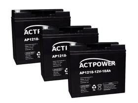 Kit 3 Bateria Gel 12v 18ah Scooter Bike Elétrica Patinete Kit 3 Bateria Gel 12v 18ah Scooter Bike Elétrica Patinete